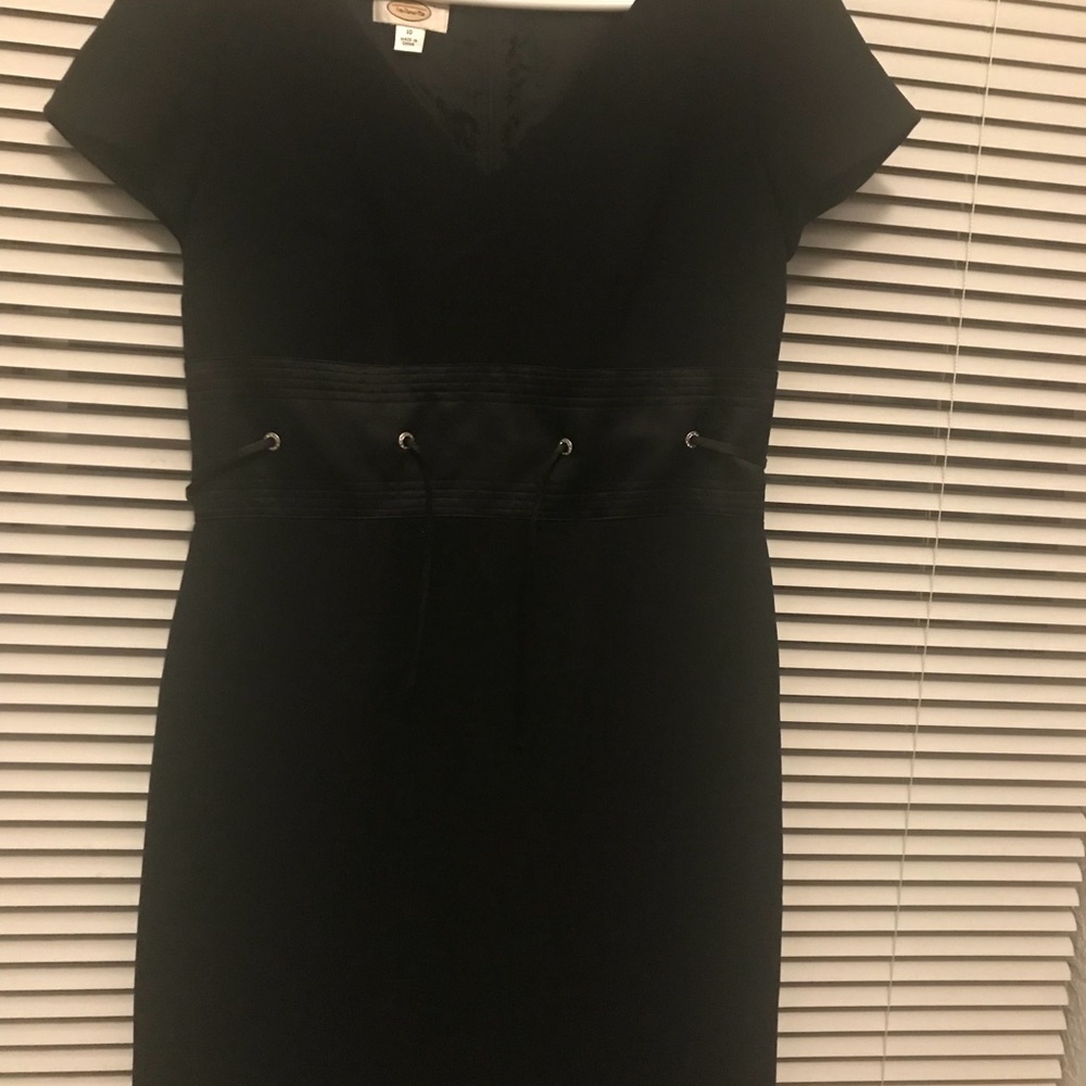 Talbots black dress lightly worn